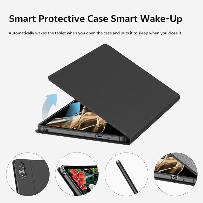 12 Inch Tablet Case – PU Leather Slim Protective Folio Cover with Auto Wake/Sleep Magnetic Stand Multi-Angle Viewing SVITOO 12 Tablet