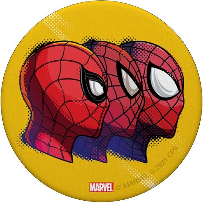 Marvel Spider-Man: No Way Home 3 Peters Masked Spidey Trio PopSockets Adhesive PopGrip