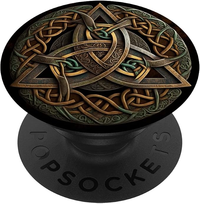 Triquetra Viking Celtic Knot Design PopSockets Adhesive PopGrip