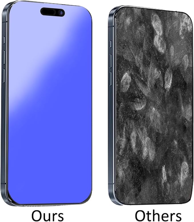 2 Pack for iPhone 17 Pro Max Matte Privacy Screen Protector Anti spy Tempered Glass Anti blue Light Film 6.9 inch