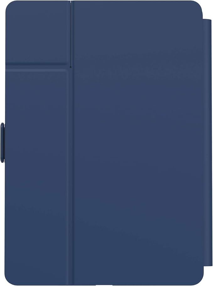 Speck Balance Folio Case for iPad 10.2 Inch (2019-2021) - Drop &amp Camera Protection Slim Multi Range Stand Apple Pencil Holder - Arcadia Navy/Moody Grey