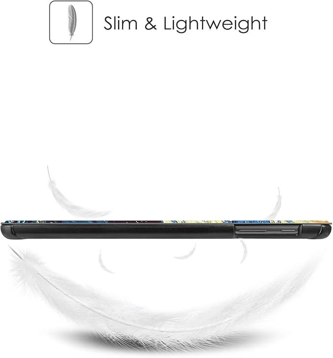 Fintie SlimShell Case for Samsung Galaxy Tab A 10.1 2019 Starry Night | Model SM-T510/T515/T517 Ultra Thin Lightweight Stand Cover