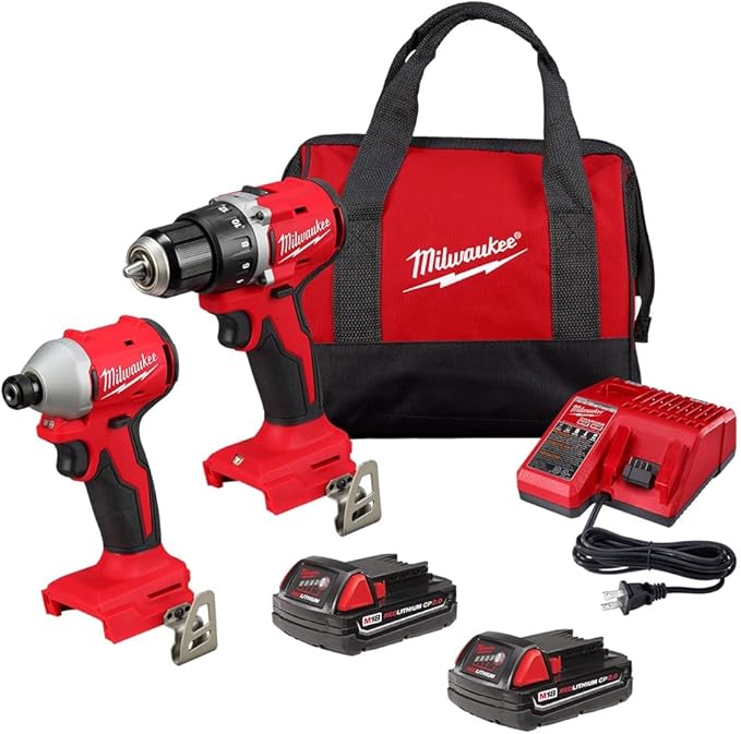 Milwaukee Electric - M18TRADE Compact BRUSHLESS 2-Tool Combo KIT