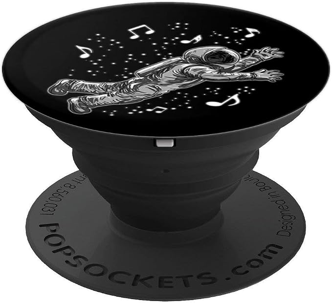 Astronaut Space Music Funny Galaxy Band Instrument Gift PopSockets Swappable PopGrip