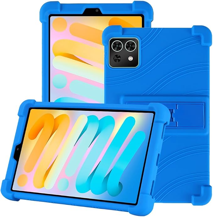 for TECLAST T50 mini Tablet 8.7 Inch CaseShockproof Soft Silicone Adjustable Stand Protective Cover for TECLAST T50 mini 8.7 inch Tablet (Black)