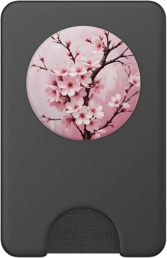 Pink Flower Cherry Blossom Floral Sakura PopSockets Adhesive PopGrip