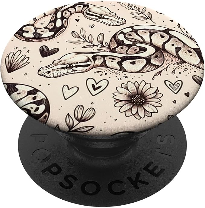 Snake Pattern Ball Python PopSockets PopGrip for MagSafe