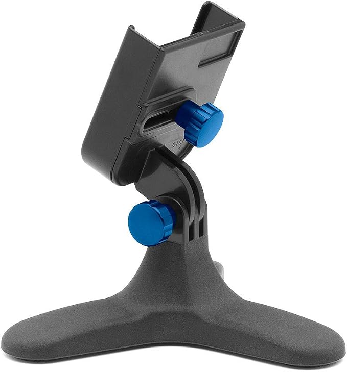 WeatherTech DeskFone - Universal Desktop Cell Phone Holder (Black Metal Knobs)