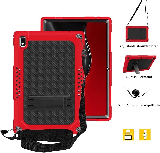 for Vastking KingPad K10 Pro CaseShockproof Full-Body with Kickstand for Vastking KingPad K10/K10 Pro/Z10/BYYBUO SmartPad A10/Oangcc 10.1 Android 10 Tablet (Black)