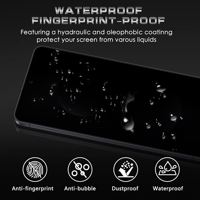 4 Pack Nothing Phone (3a) Pro 5G Privacy Screen Protector 2 Pack Privacy Tempered Glass Film and 2 Pack Camera Lens Protector Anti-Spy Protection for Nothing Phone (3a) Pro 5G Screen Protector