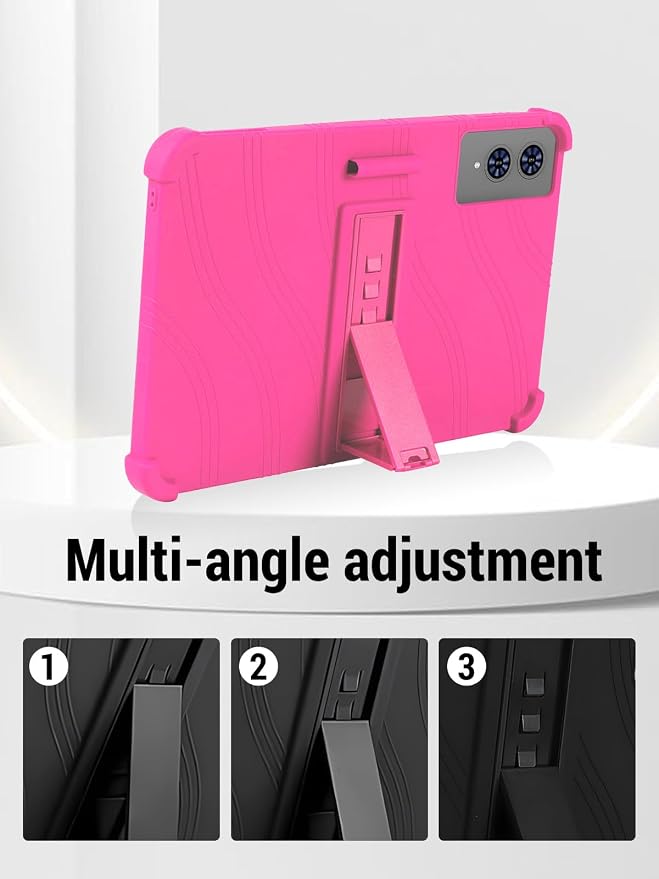 for TECLAST T65 13.4 inch Tablet Protective case Shockproof Lightweight Silicone Protective Cover with Stand Child-Friendly Protection Easy to Clean DesignBlack