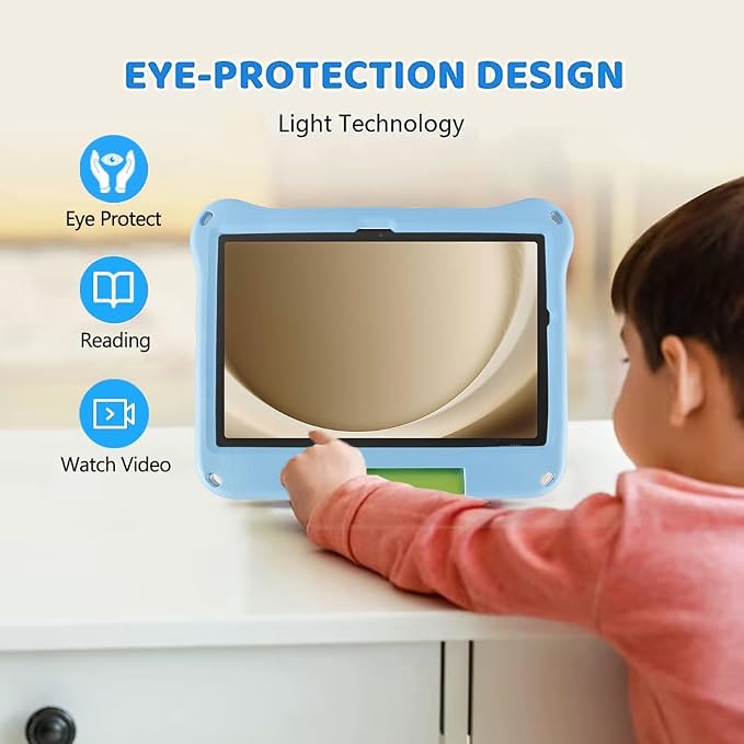 Dinosaur REVVL Tab 5G 2023 Case for Kid Boy Light EVA Kids Friendly Revvl Tab Case with Handle Kickstand Kids Pro Shockproof Full Cover Boy's Gift (KL)