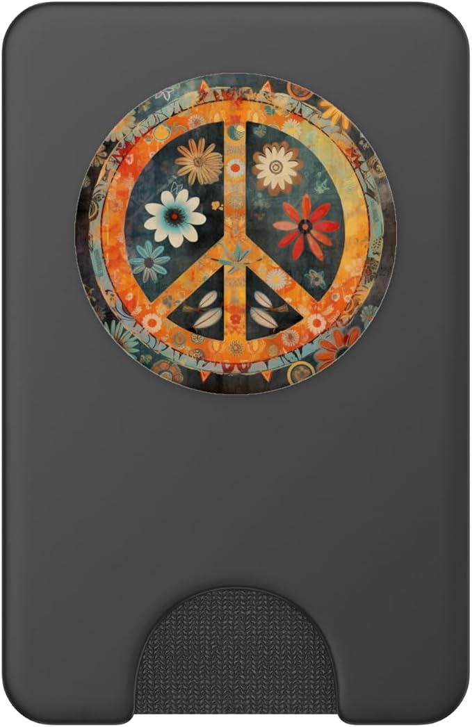 Vintage Peace Sign PopSockets Adhesive PopGrip