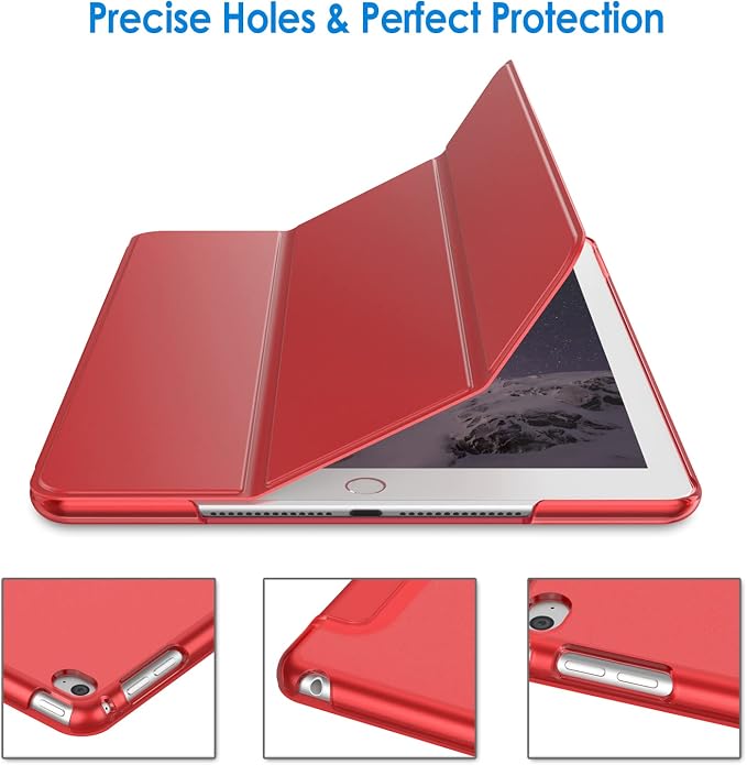 JETech Case for iPad Air 2 (2nd Generation) Smart Cover Auto Wake/Sleep (Blue)