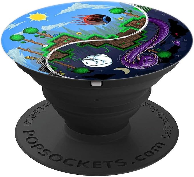 Terraria Night and Day PopSockets Adhesive PopGrip
