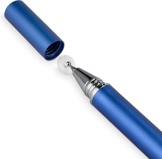 BoxWave Stylus Pen Compatible with Dell Latitude 7320 2-in-1 - FineTouch Capacitive Stylus Super Precise Stylus Pen - Lunar Blue
