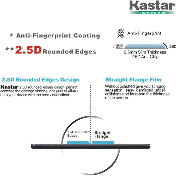 Kastar S4 MINI Screen Protector (4-PACK) Premium Tempered Crystal Clear Glass Screen Protector for Samsung Galaxy S4 MINI i9190 AT&ampT T-Mobile Sprint Verizon Smartphone