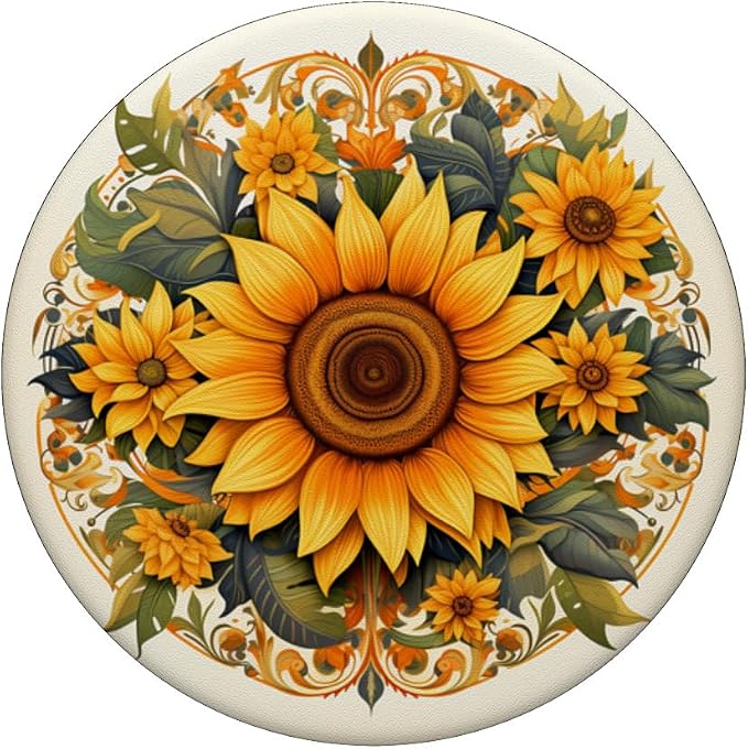 Sunflower PopSockets PopGrip for MagSafe