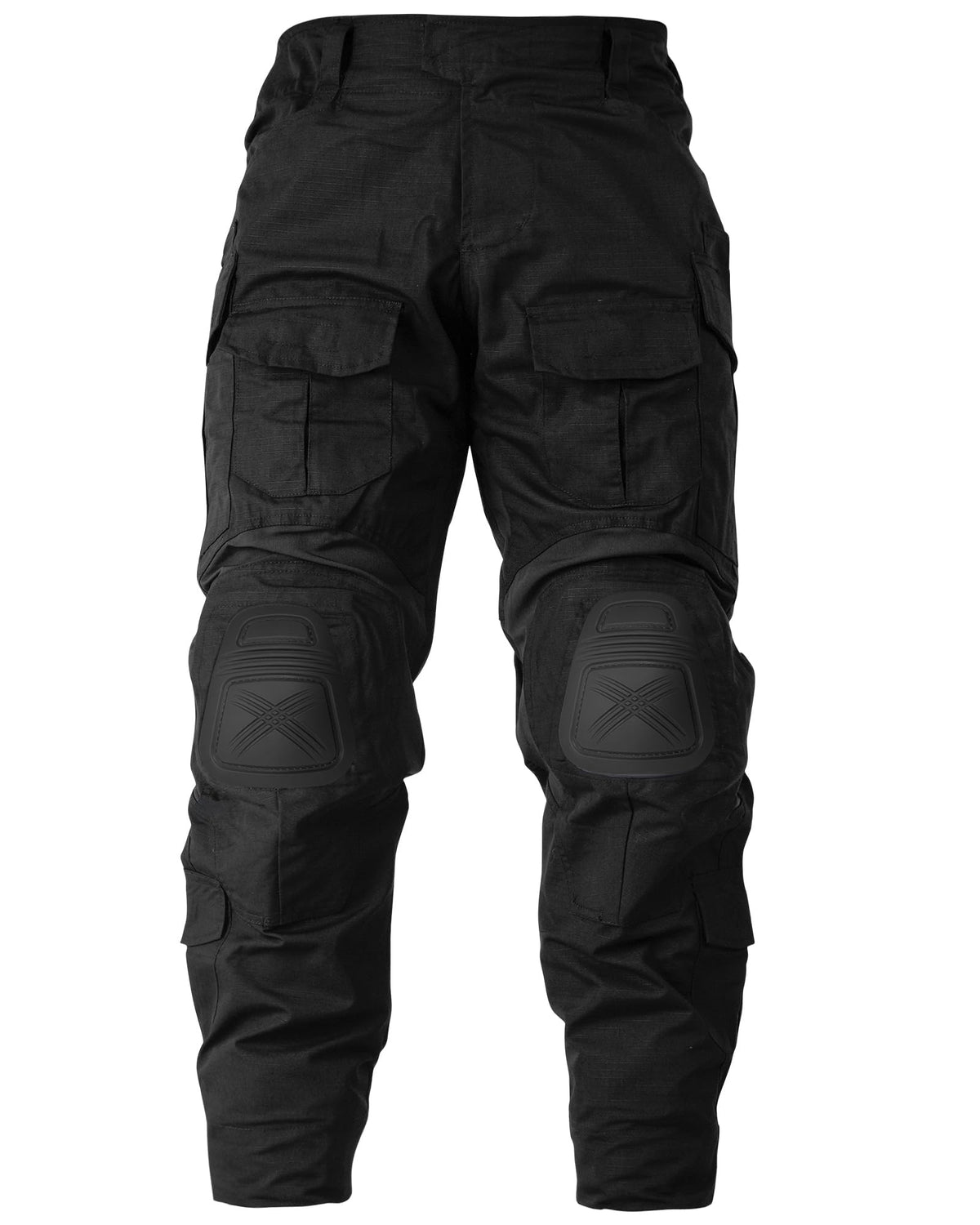 MERJAZ Men's Tactical Pants with Knee Pads Black 30