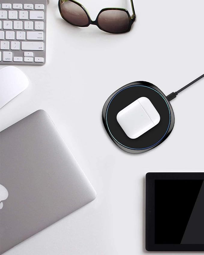Wireless Charger PadNANAMI Fast Wireless Charging Stand &amp Charging Pad Set Compatible with iPhone 15/14/13/12/Pro Max/Mini/11/AirPods Pro for Samsung Galaxy S24/S23/S22/S21/S20/Note 20