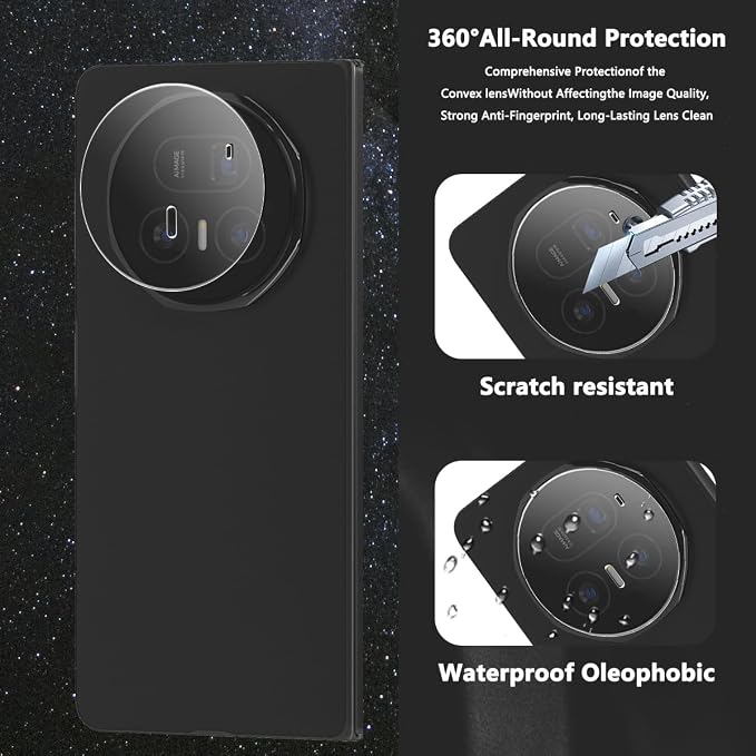 for iPhone 17 Pro Max Back Screen Protector Flexible Film Not Glass with Camera Lens Protector 2+2 Pack Self-Healing Anti Scratch HD Clear Soft TPU Protective Hydrogel Film
