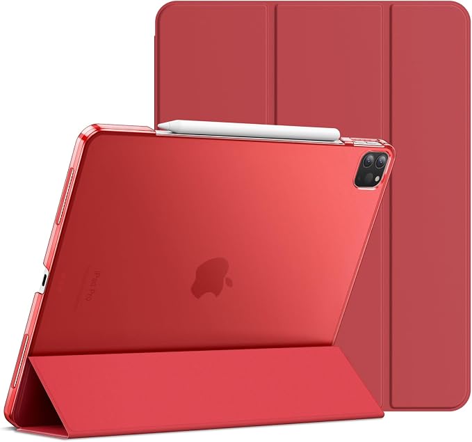 JETech Case for iPad Pro 12.9-Inch (2020/2018 Model 4th/3rd Generation) Compatible with Pencil Cover Auto Wake/Sleep (Black)