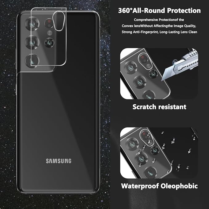 for iPhone 17 Pro Max Back Screen Protector Flexible Film Not Glass with Camera Lens Protector 2+2 Pack Self-Healing Anti Scratch HD Clear Soft TPU Protective Hydrogel Film