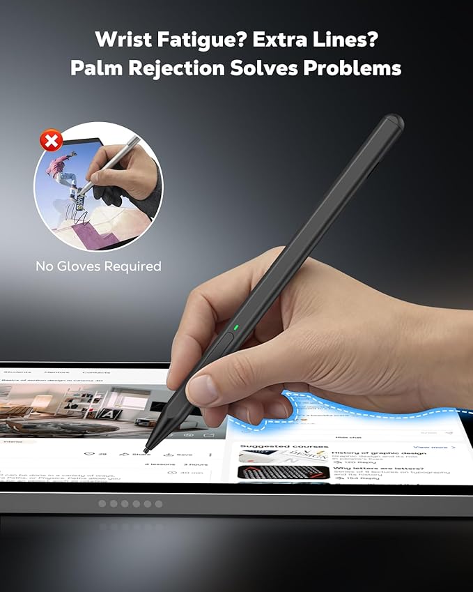 MoKo MPP 2.0 Tilt Pen for HP 2-in-1 Touchscreen Laptops 4096 Pressure