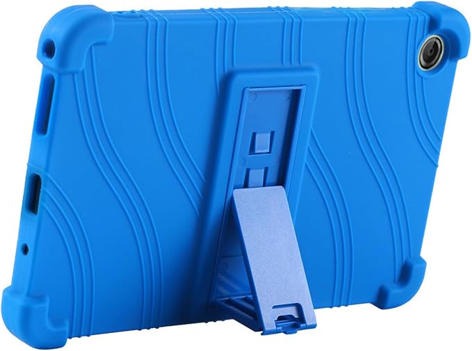 Case for Lenovo Tab One 8.7 Inch Tablet 2025 (TB305FU) Kids Friendly Soft Silicone Adjustable Stand Cover for Lenovo Tab K9 Tablet 8.7 inch Tablets (Blue)