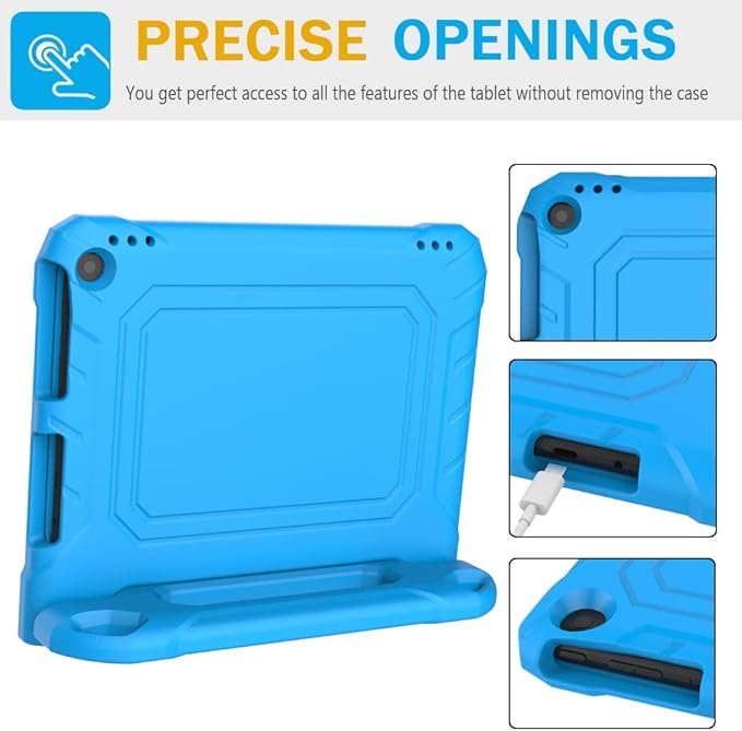 DJ&ampRPPQ Kids CaseEVA Strong Anti Drop is Suitable for 10 inch Tablet. Not Compatible with Ipad 10in Tablet Black