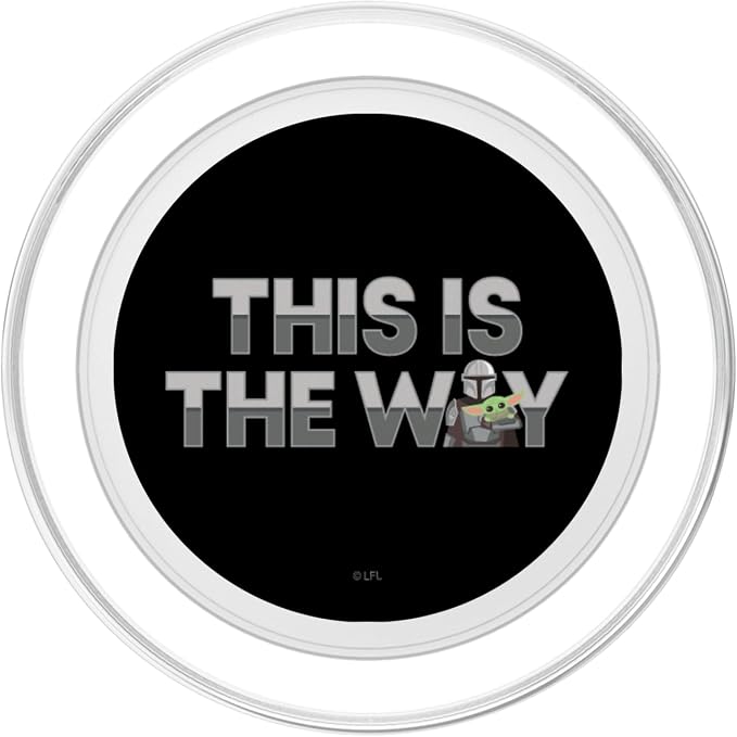 Star Wars The Mandalorian Mando &amp the Child This Is The Way PopSockets Adhesive PopGrip