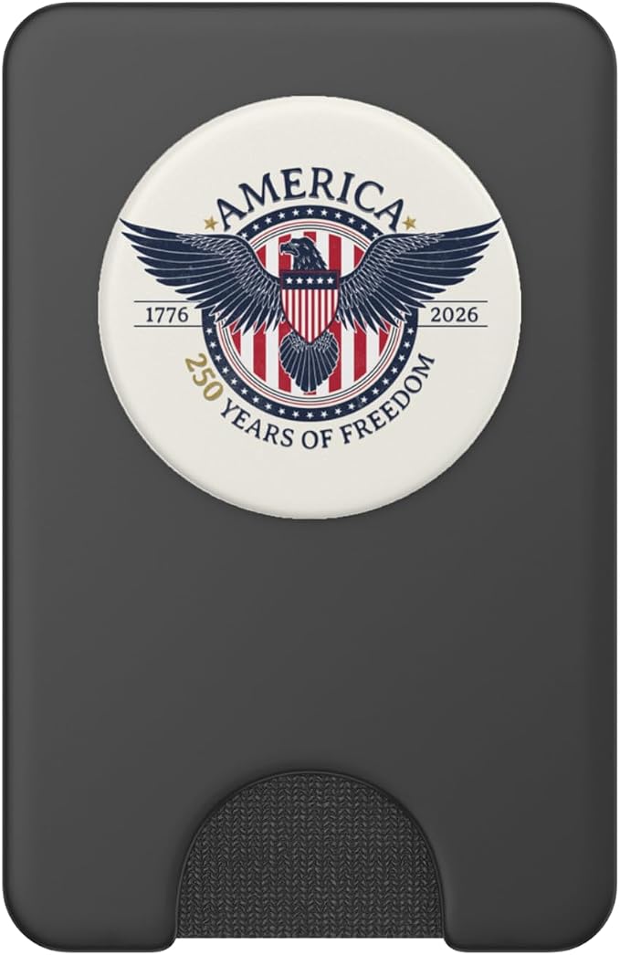 America 250 Years of Freedom Patriotic 250th Anniversary PopSockets Adhesive PopGrip