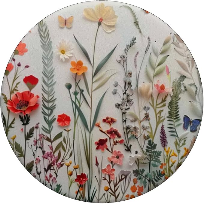 Mixed Flower Bouquet Floral Pattern PopSockets Adhesive PopGrip