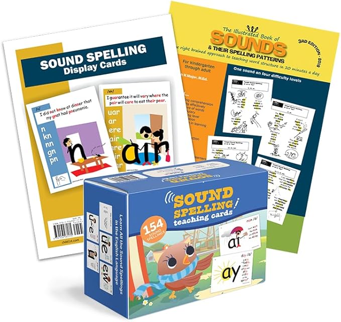 Right-Brained Phonics & Spelling Kit – Multisensory Phonics Instruction System for Classroom & Home | ESL, ELL & Diverse Learners