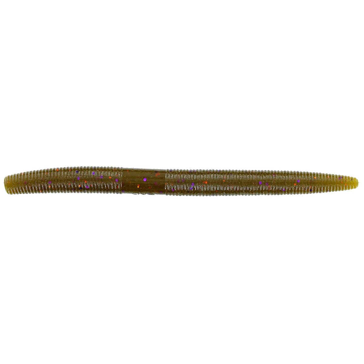 Yamamoto 5" SENKO GREEN PUMPKIN W/ PURPLE & COPPER FLAKE (10 PACK)
