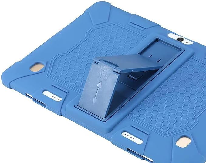 Universal Silicone Tablet Case - 10.1 Inch Cover Shockproof Protective Cover with Stand Soft Slim &amp Non-Slip Grip Kids Android Tablet Suitable for BBK R30/R10/H9/K10plus (24x17cm) (Bean Green)