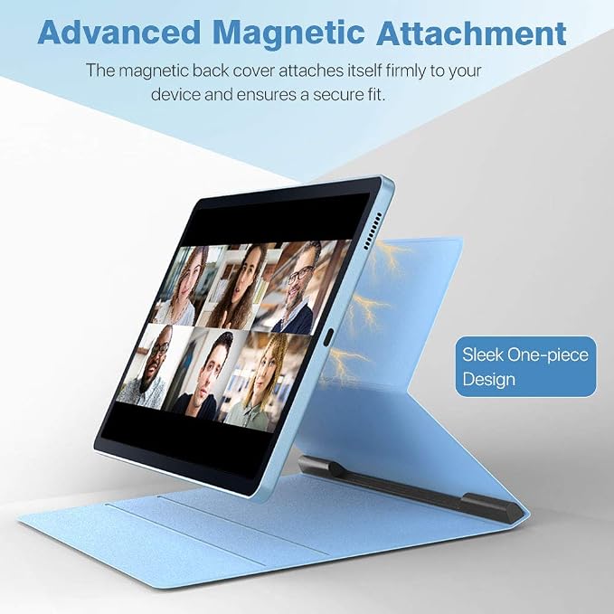 TiMOVO Magnetic Case for Samsung Galaxy Tab S6 Lite 10.4'' Tablet - Black | Strong Magnetically Attached Ultra Slim Lightweight Support Auto Wake/Sleep