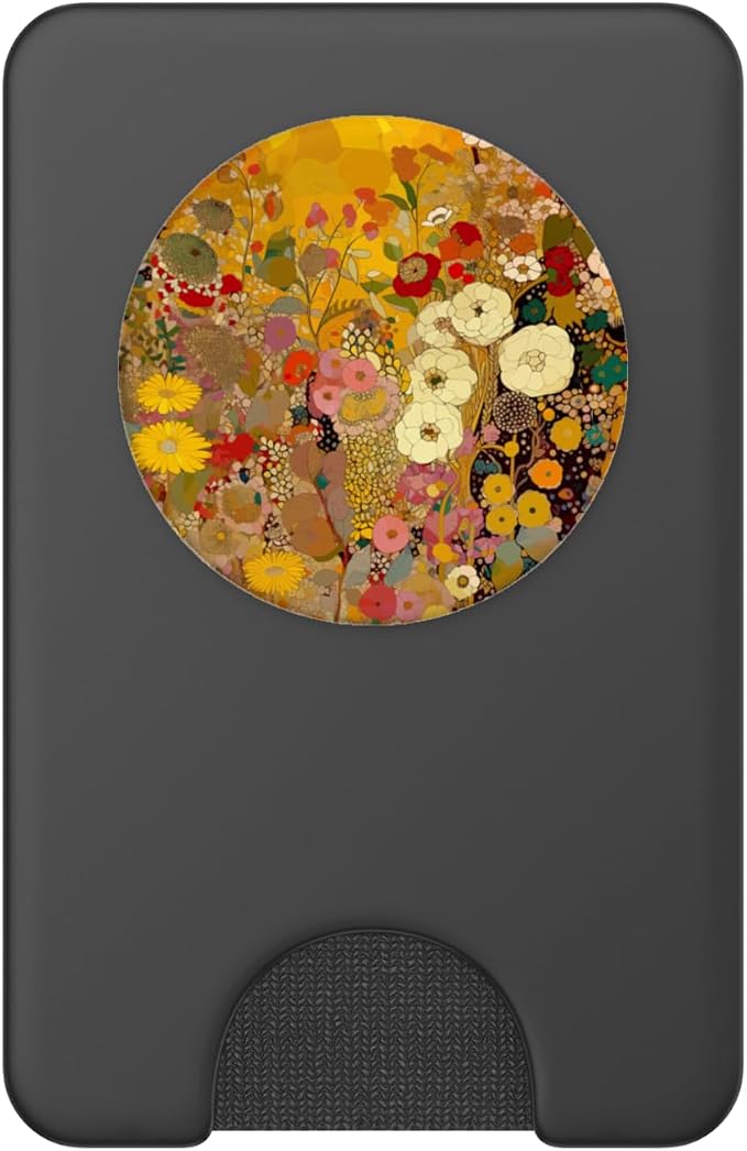 Art Nouveau Flowers Garden and Floral Nature Art PopSockets Adhesive PopGrip