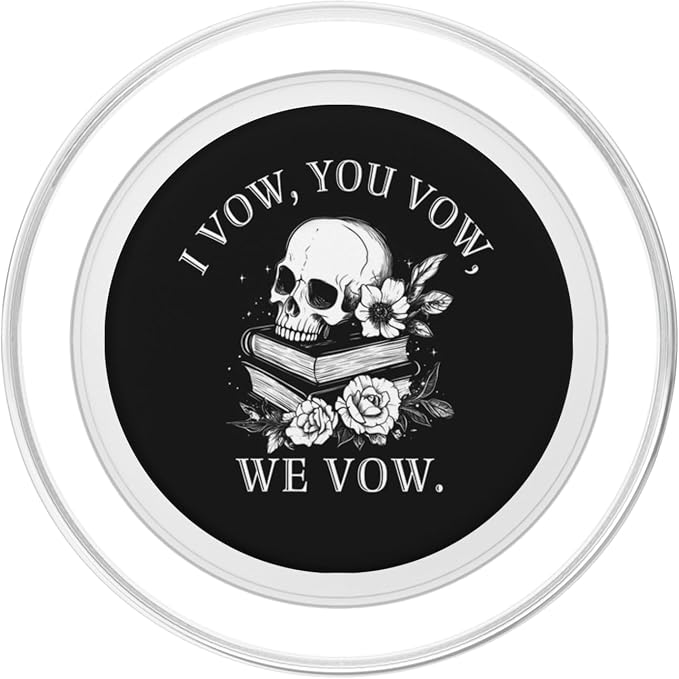 I Vow You Vow We Vow Smutty Spicy Book Dark Romance Reader PopSockets PopWallet for MagSafe