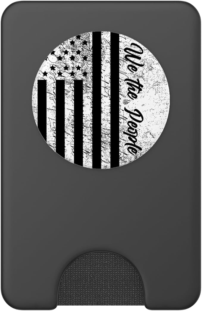 American Flag We The People Vintage US Constitution Patriot PopSockets Adhesive PopGrip