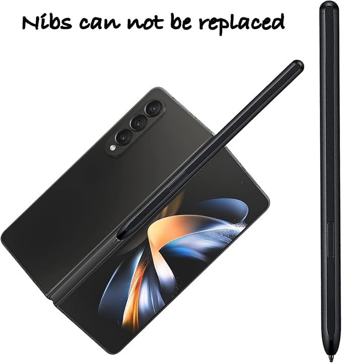 2 Pack Black Galaxy Z Fold 4 S Pen Compatible with Samsung Galaxy Z fold 4 Pen Fold Edition Stylus Pen for Galaxy Z Fold 4 Fold Edition Without Bluetooth