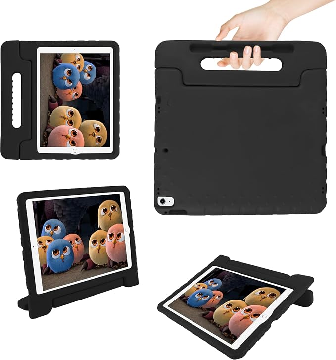 Heavy Duty Kids Case for iPad 10th/11th(A16) Pencil Holder Stand | Rugged Protection Cover for 11/10.9-inch iPad 2025/2022 Lightweight EVA Foam Anti-slip for Home School Travel Blue