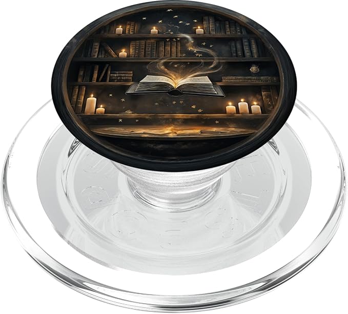 Book Bookshelf Library Candles Star Stars Bookish PopSockets PopGrip for MagSafe