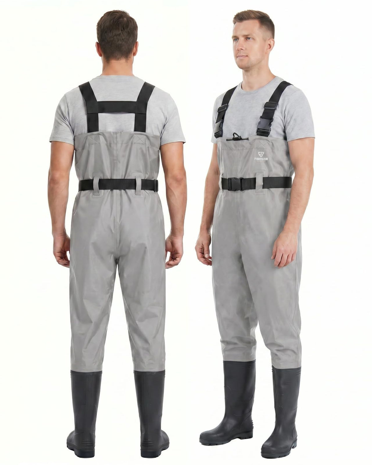 FISHINGSIR Waders for Men Waterproof Women Fishing Chest Wader with Boots