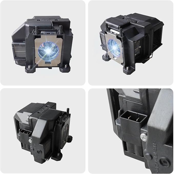 SORNEICDR EL-PLP67 Replacement Projector Lamp Bulb Compatible with Epson ex5210 ex7210 ex3210 ex3212 vs210 vs220 s11 x12 x15 eb-s02 eb-w12 PowerLite Home Cinema 500 707 710hd 750hd, with Housing