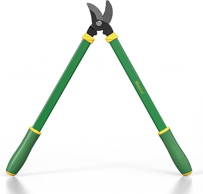 Miracle-Gro 24 in. Bypass Lopper for Tree Branch Trimming and Pruning – Heavy-Duty Branch Cutter with Ultra-Sharp Carbon Steel Blade, 1.5 in. Cutting Capacity and Comfort Grip Handles