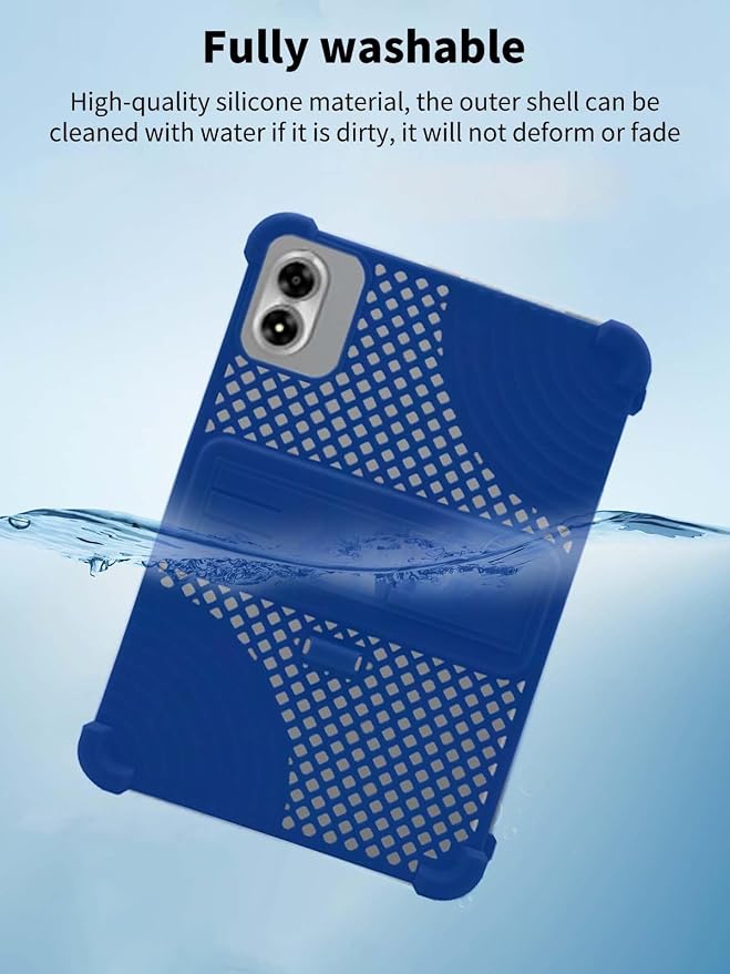 Case for UMIDIGI G1 Tab Tablet 10.1inchNOUKAJU Tablet Protection Case(with Pen)Adjustable BracketSoft SiliconeSilicone Protection Cover for UMIDIGI G1 Tab(Blue)