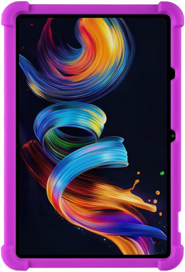 Case for TCL NXTPAPER 11 Plus Tablet 11.5 inch - Protective Lightweight Durable Silicone Stand Cover Case + 1 Random Color Stylus (Black)