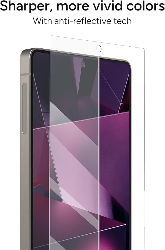 ZAGG Glass XTR4 Screen Protector for Samsung Galaxy S25 Ultra - 11X Stronger Tempered Glass Scratch Protection Blue Light Filtering Anti-Reflective Easy to Install InvisibleShield - Clear