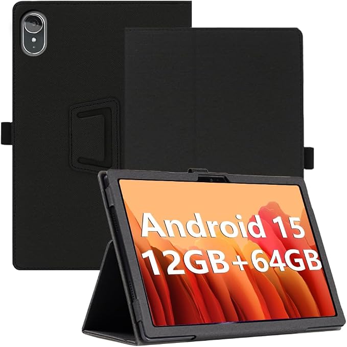Case for Headwolf HPad6 12 Inch Tablet Premium PU Leather Folio Folding Stand Protective Tablet Cover with Hand Strap Magnet for Headwolf HPad6 12 Inch Tablet